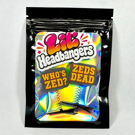 "WHO'S ZED" Sprout Clips - Pack of 2