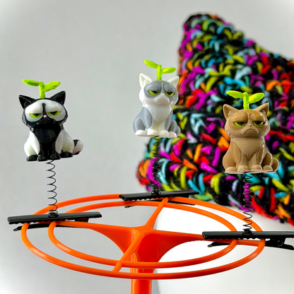 PLUR GRUMPY CAT Sprout Clips - Assorted Pack of 3