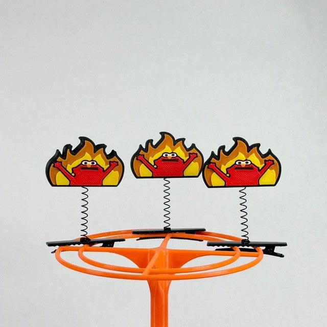 CHAOS ELMO Sprouts - Pack of 3 Festival Sprout Clips / EDM Rave Accessory