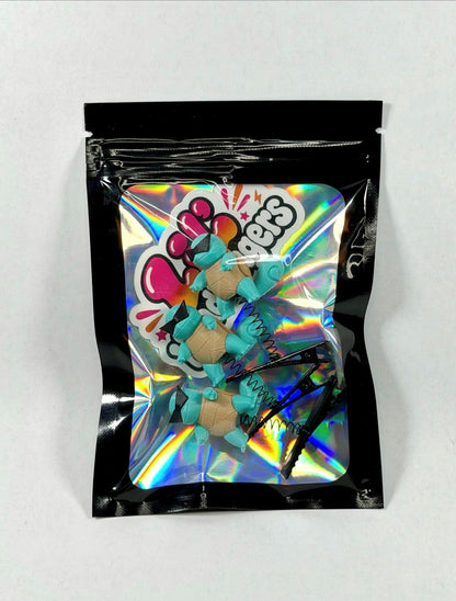 SQUIRTLE SQUAD Sprouts - Pack of 3 Festival Sprout Clips / EDM Rave Accessory