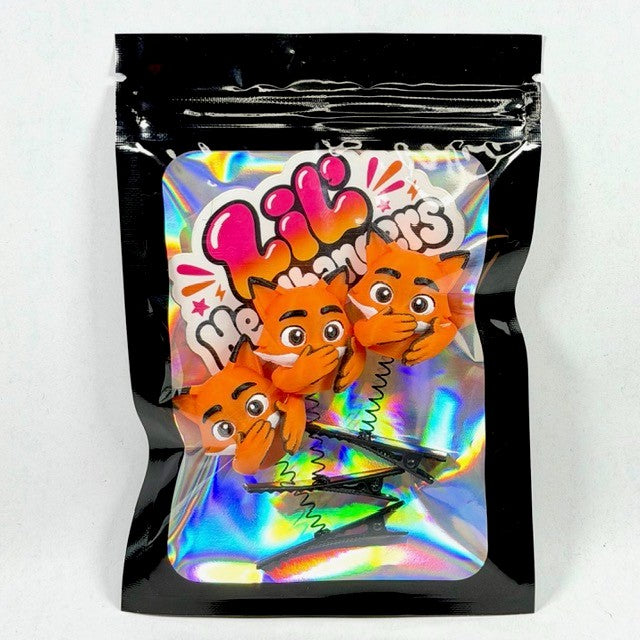 SCUBA FOX Sprouts - Pack of 3 Festival Sprout Clips / EDM Rave Accessory