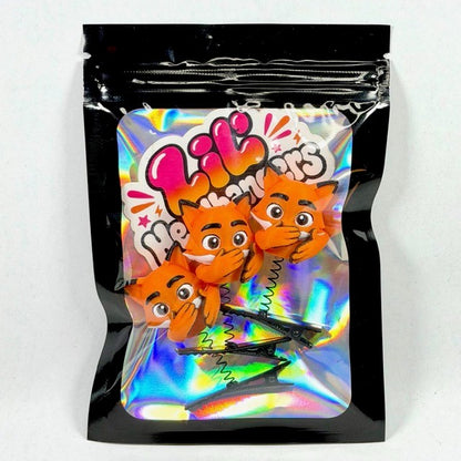 SCUBA FOX Sprouts - Pack of 3 Festival Sprout Clips / EDM Rave Accessory