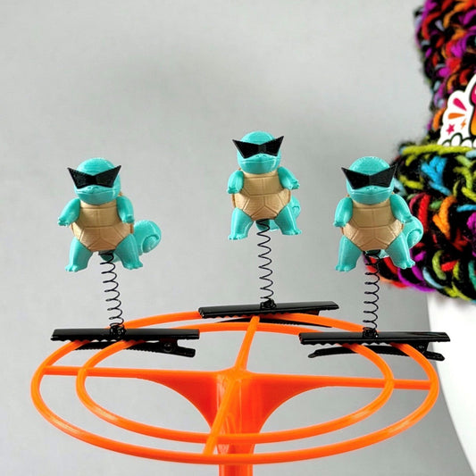 SQUIRTLE SQUAD Sprouts - Pack of 3 Festival Sprout Clips / EDM Rave Accessory